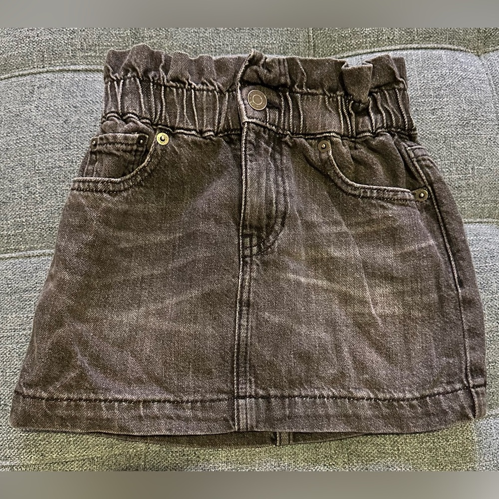 GAP ~ Kids Gray Denim Skirt
